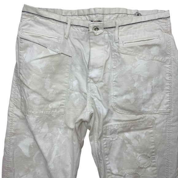 Vintage Ralph Lauren distressed straight-leg painter jeans  sz 34/32 - Picture 2 of 13